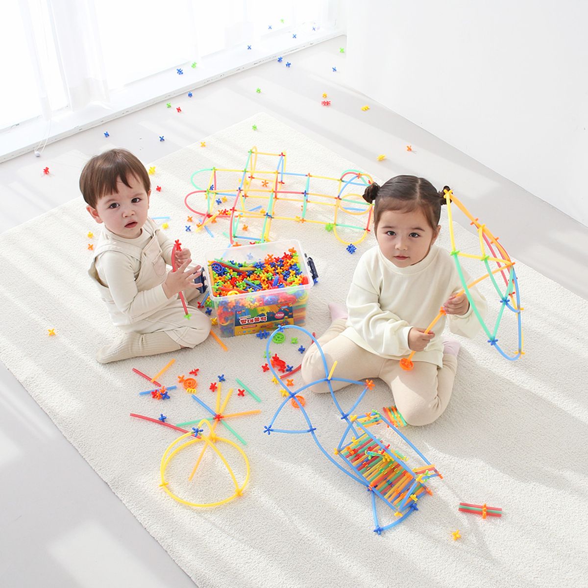 이앤오(ENO) 키다리 빨대블럭 1000PCS