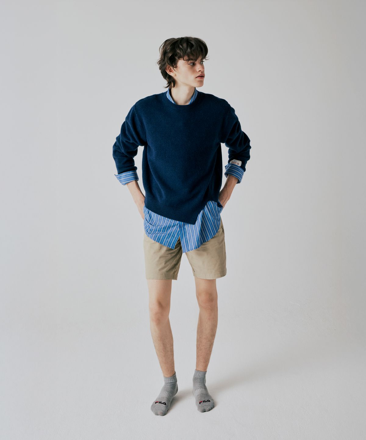 휠라 골프(FILA GOLF) 프론트 로고 단목 5PACK (3colors)