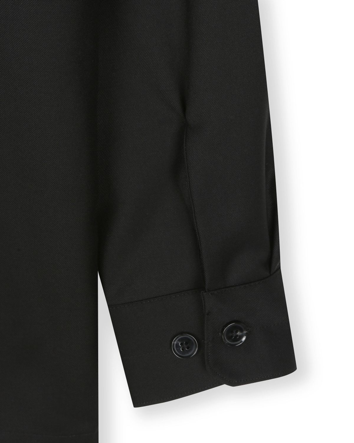 비슬로우(BESLOW) MILITARY CONVERTIBLE COLLAR SHIRTS BLACK