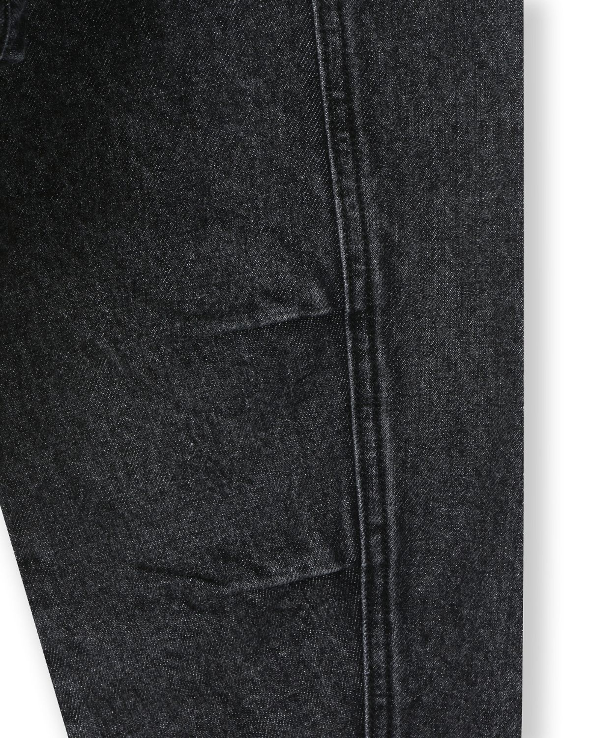비슬로우(BESLOW) WASHED DENIM MULTI POCKET WORK JACKET BLACK