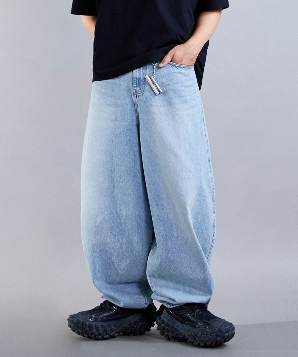 MUSINSA | ORDER ARCHIVE Baggy wide 03 - Oil L.blue [SUPER WIDE]