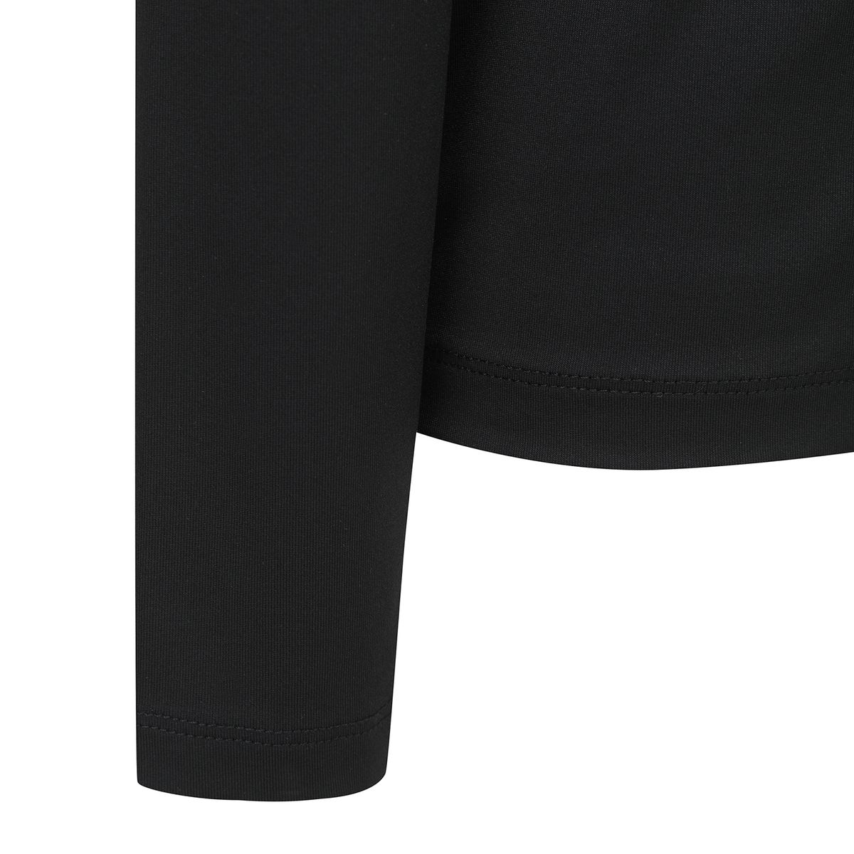 어뉴골프(ANEW GOLF) WOMEN SIGNATURE LOGO LONG T-SHIRT_BK