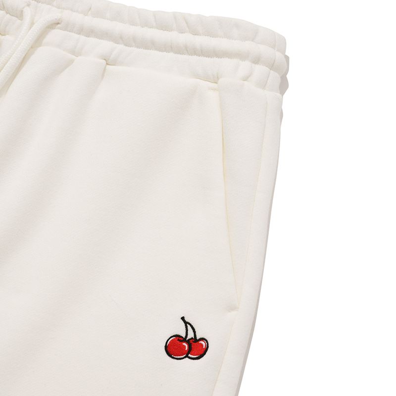 MUSINSA | KIRSH Small Cherry Jogger Pants [White]