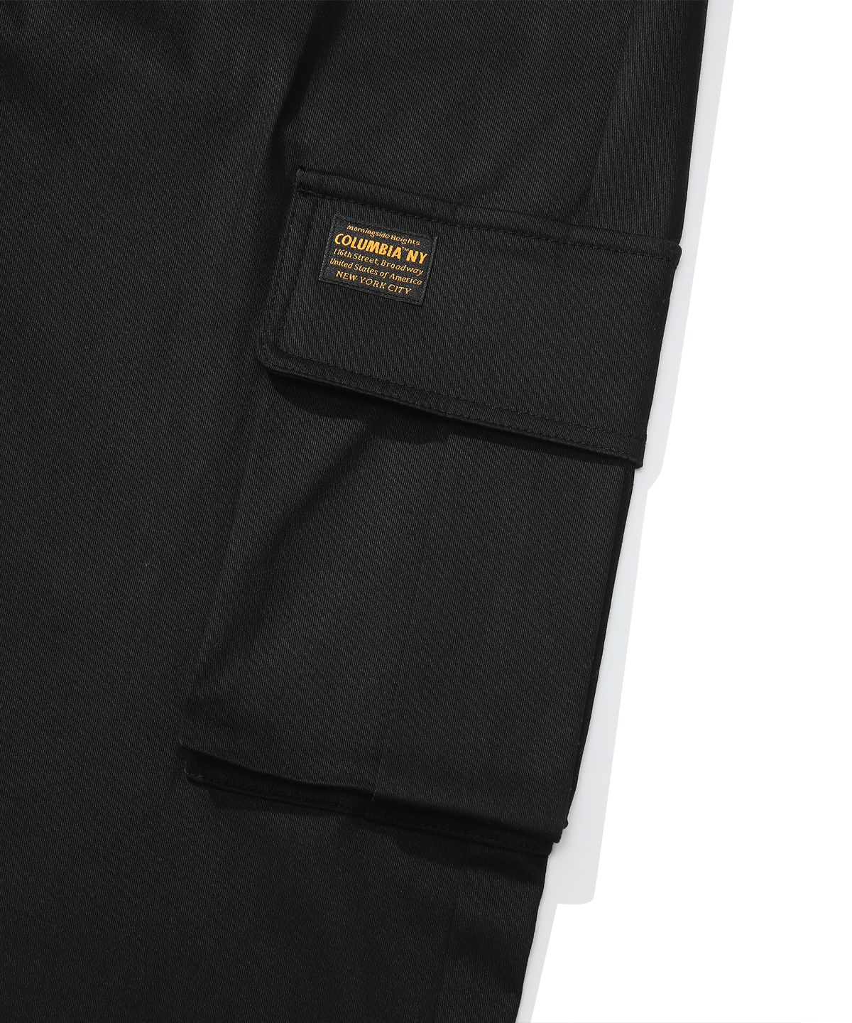 컬럼비아 유니버시티(COLUMBIA UNIVERSITY) M-LABEL CP MULTI POCKET LOOSE-FIT PANTS 블랙