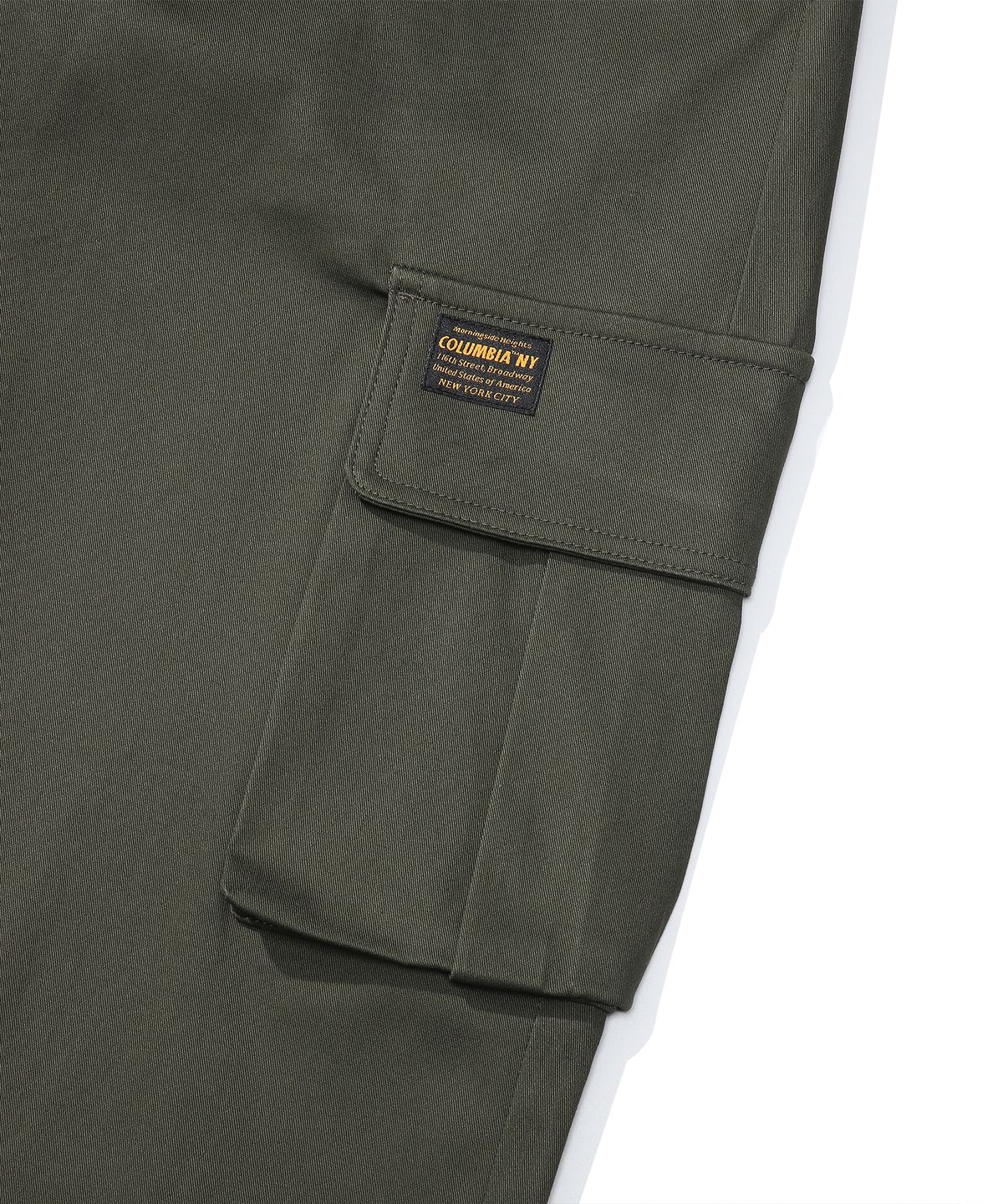 컬럼비아 유니버시티(COLUMBIA UNIVERSITY) M-LABEL CP MULTI POCKET LOOSE-FIT PANTS 다크카키