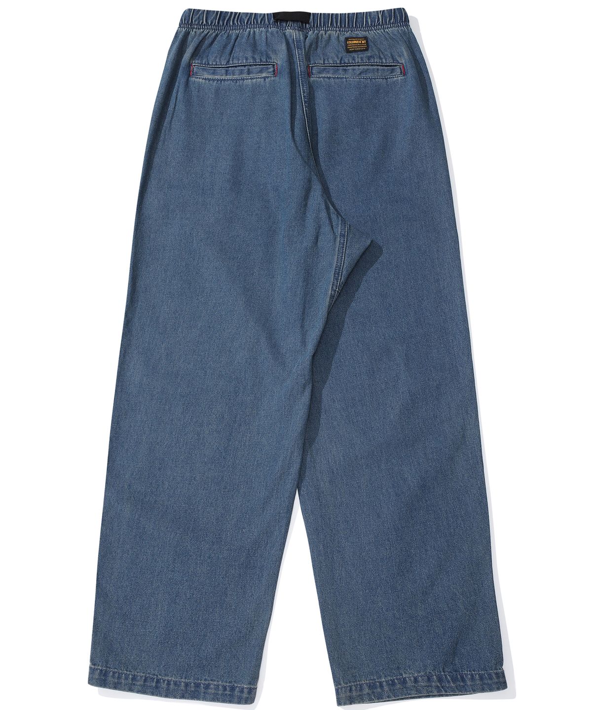 컬럼비아 유니버시티(COLUMBIA UNIVERSITY) M-LABEL LOOSE-FIT DENIM BELTED PANTS 미드나잇진