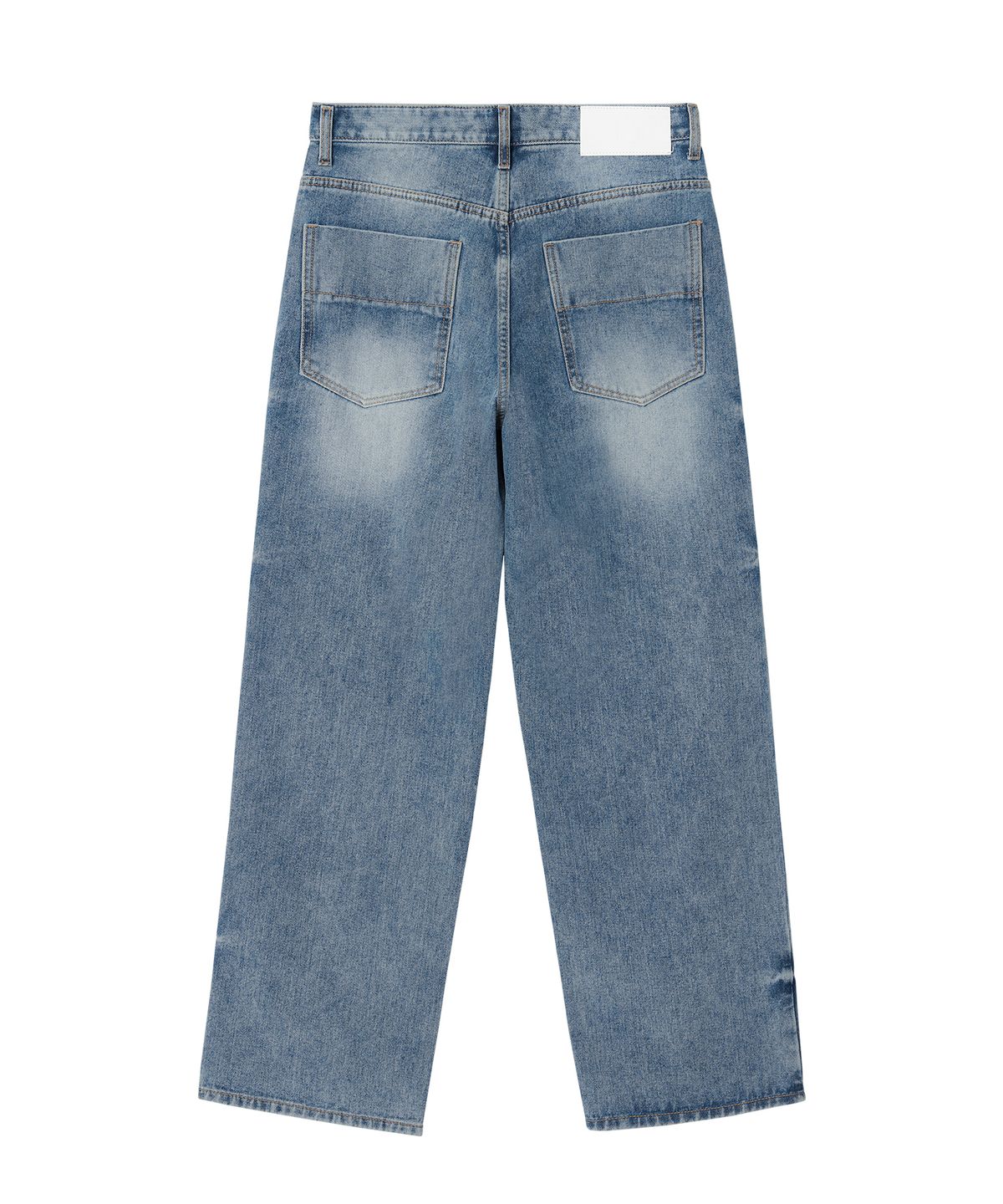 데케트(DECET) Mid Rise Wide Jeans DCPT027HLBlue