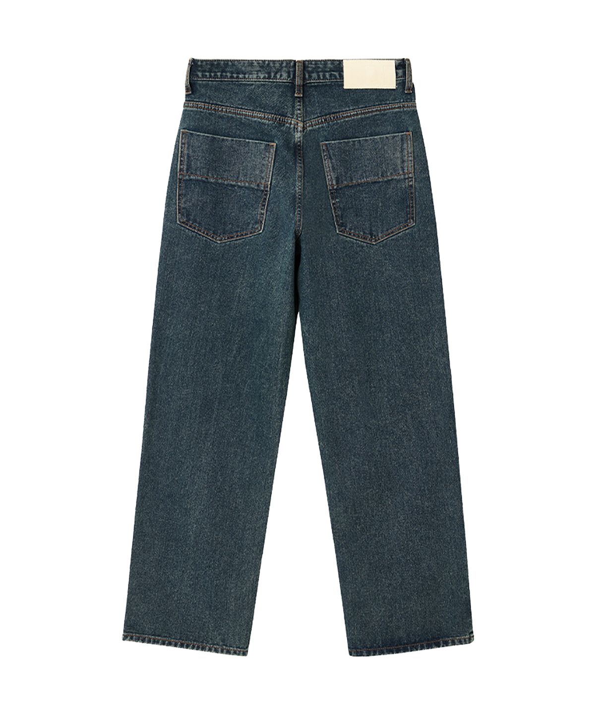 데케트(DECET) Mid Rise Wide Jeans DCPT027STNBlue