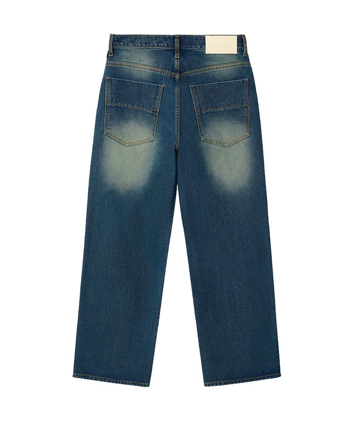 데케트(DECET) Mid Rise Wide Jeans DCPT027GNBlue