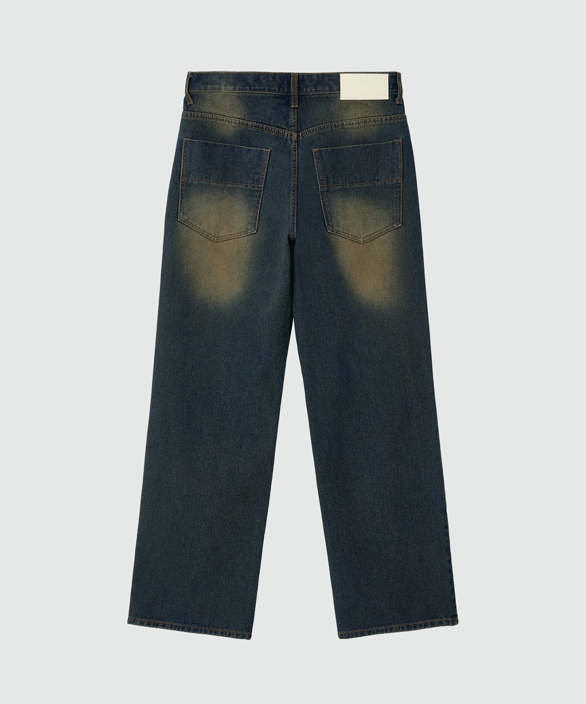 데케트(DECET) Mid Rise Wide Jeans DCPT027YLBlue