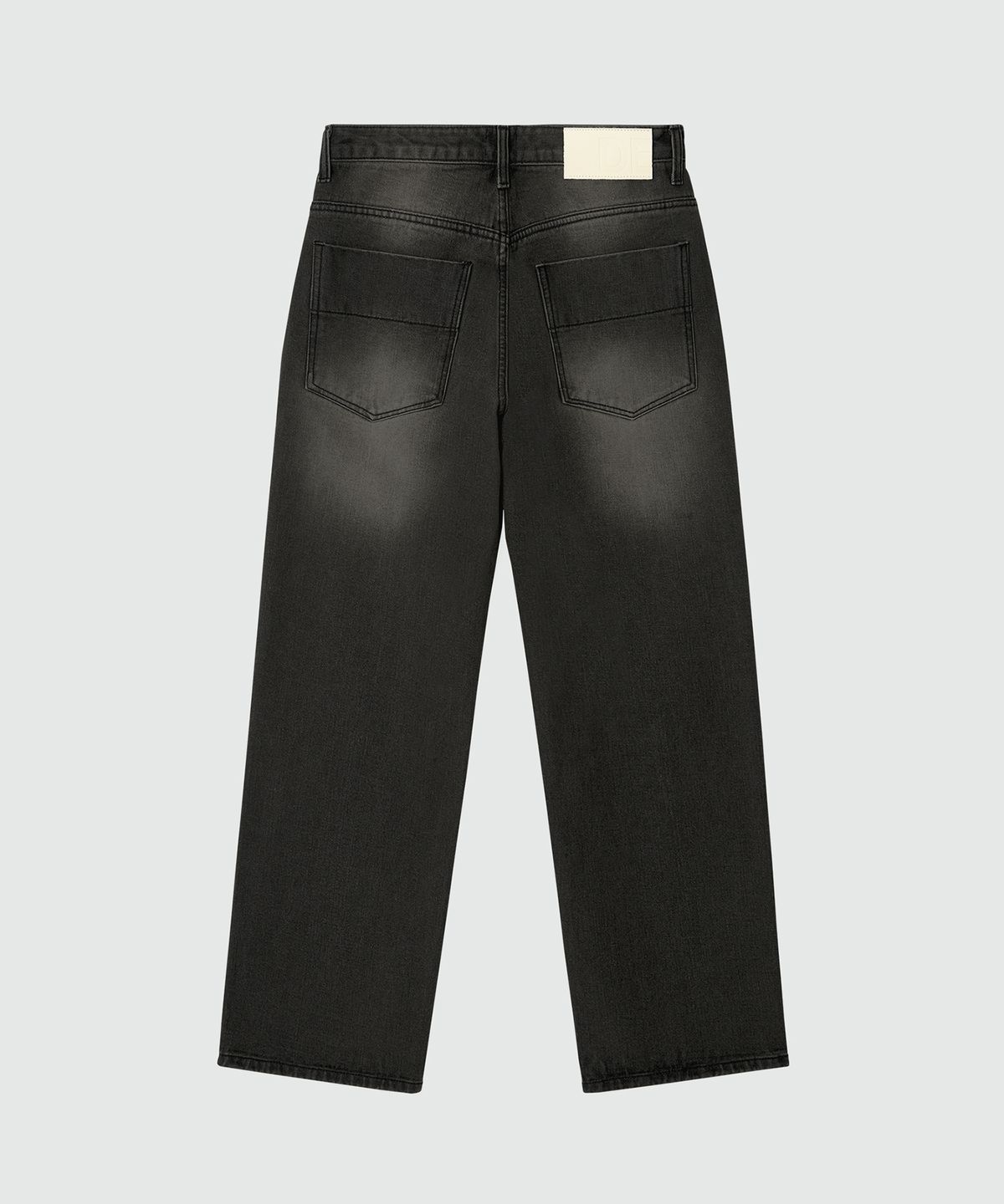 데케트(DECET) Mid Rise Wide Jeans DCPT027YLBlack