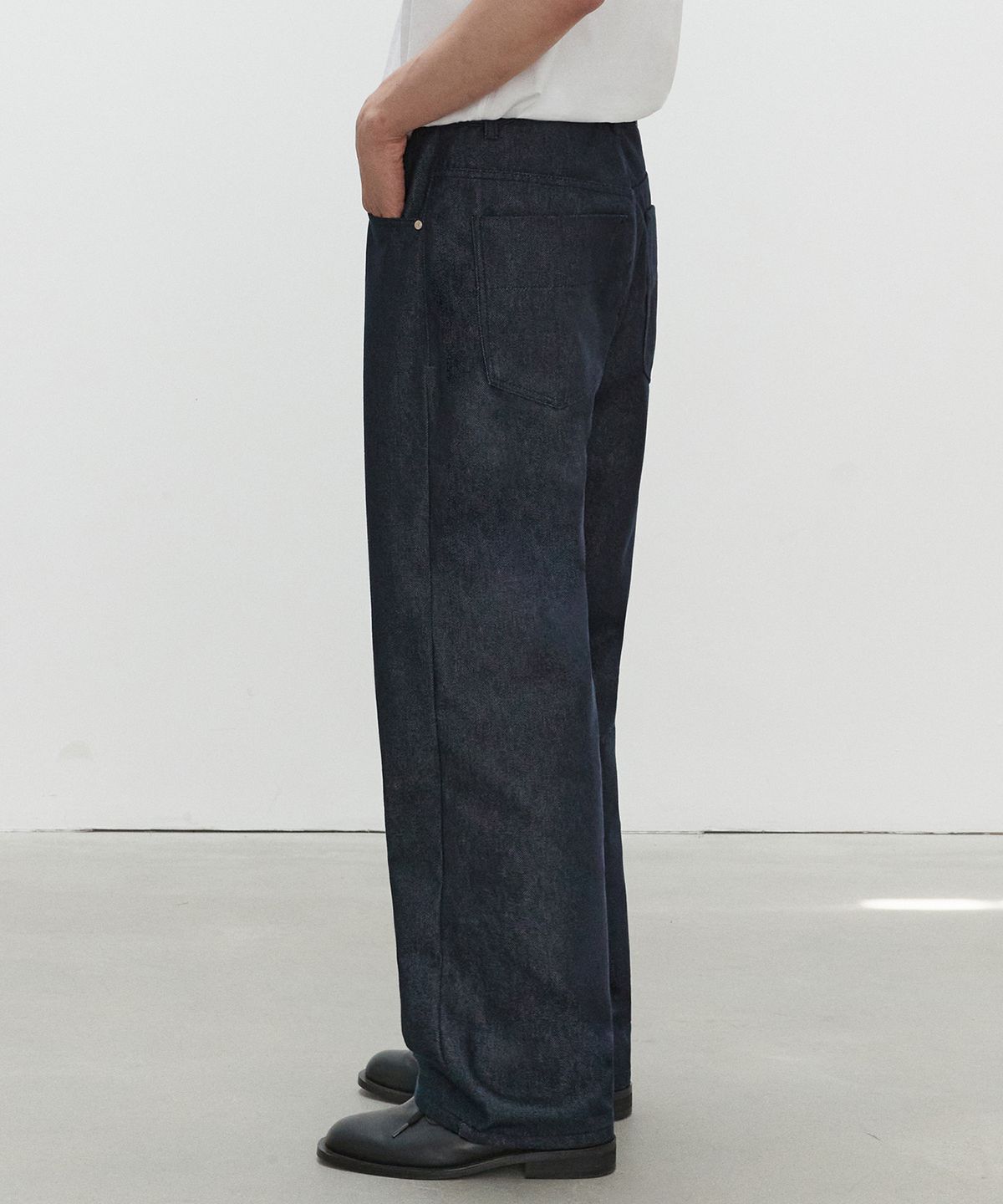 데케트(DECET) Mid Rise Wide Jeans DCPT027CPIndigo