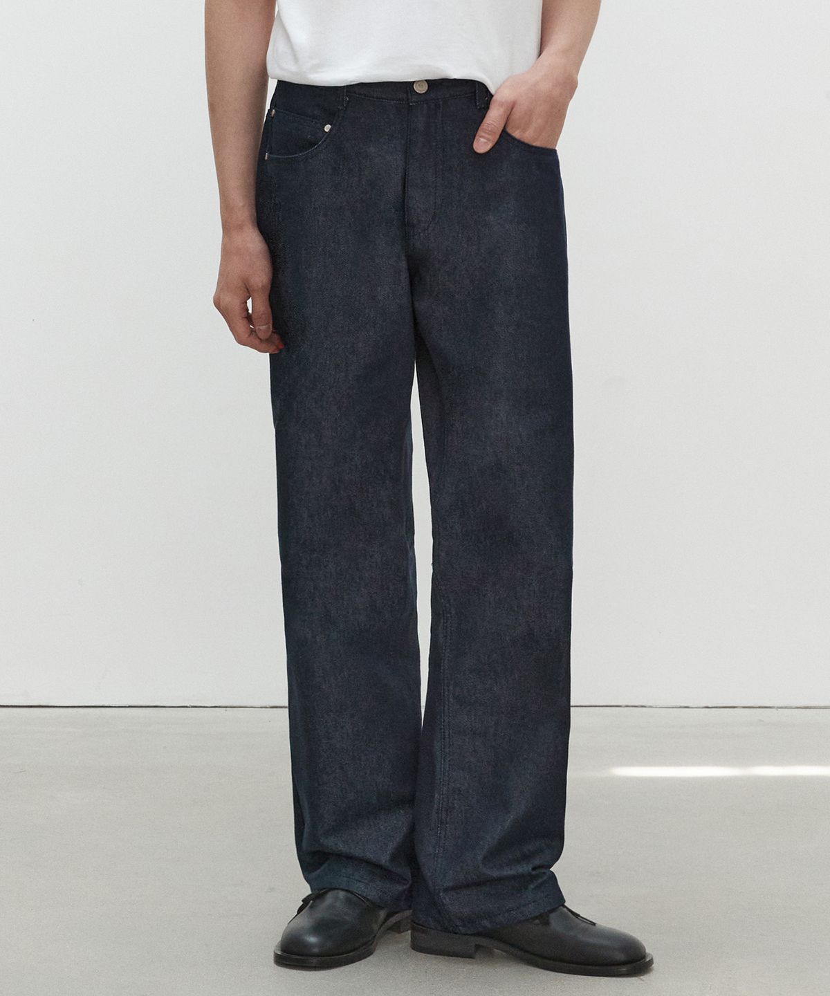 데케트(DECET) Mid Rise Wide Jeans DCPT027CPIndigo