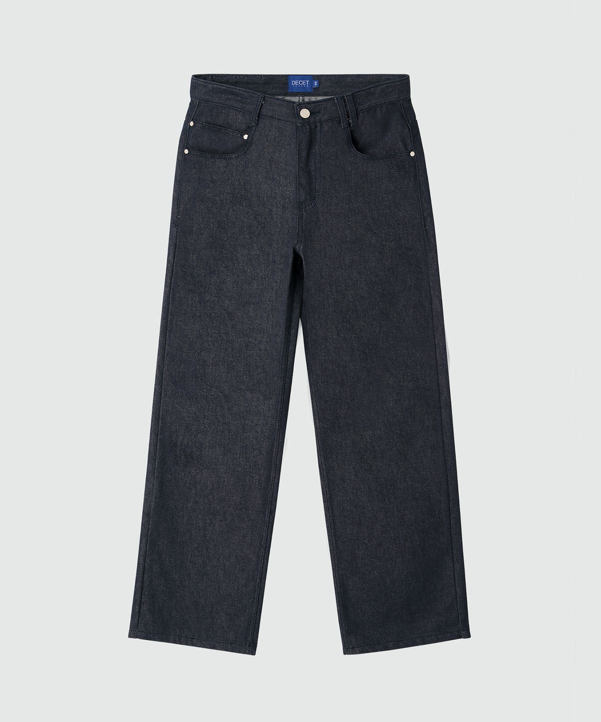 데케트(DECET) Mid Rise Wide Jeans DCPT027CPIndigo