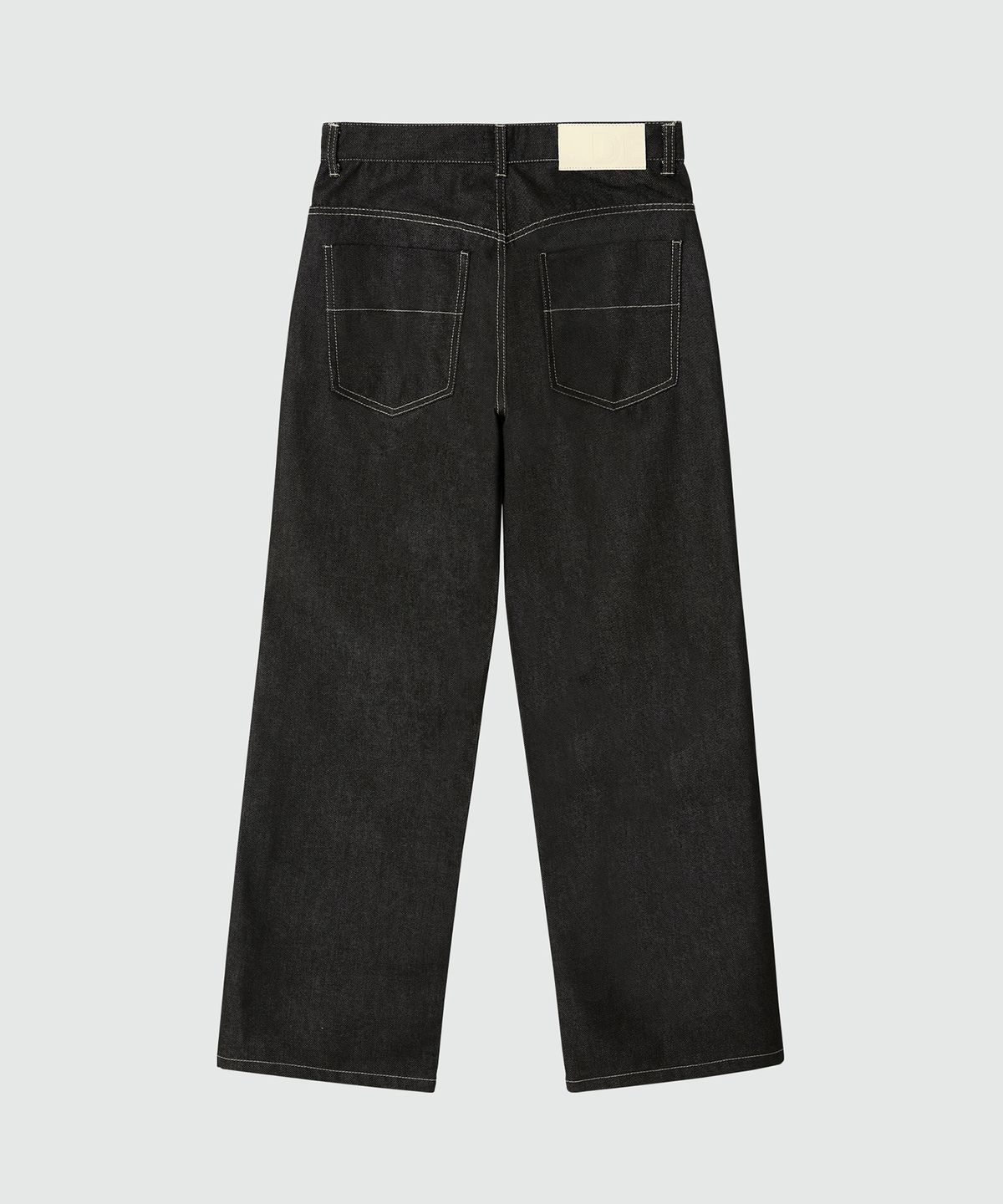 데케트(DECET) Mid Rise Wide Jeans DCPT027CPBlack