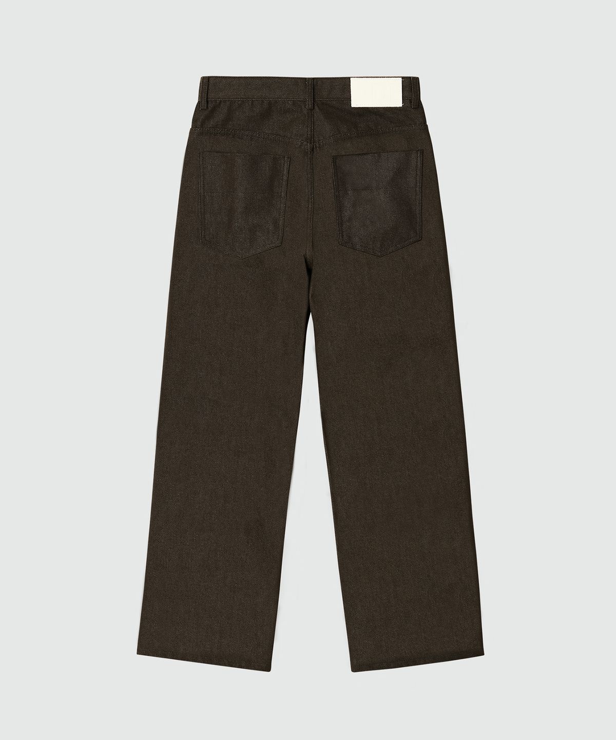 데케트(DECET) Mid Rise Wide Jeans DCPT027CPBrown