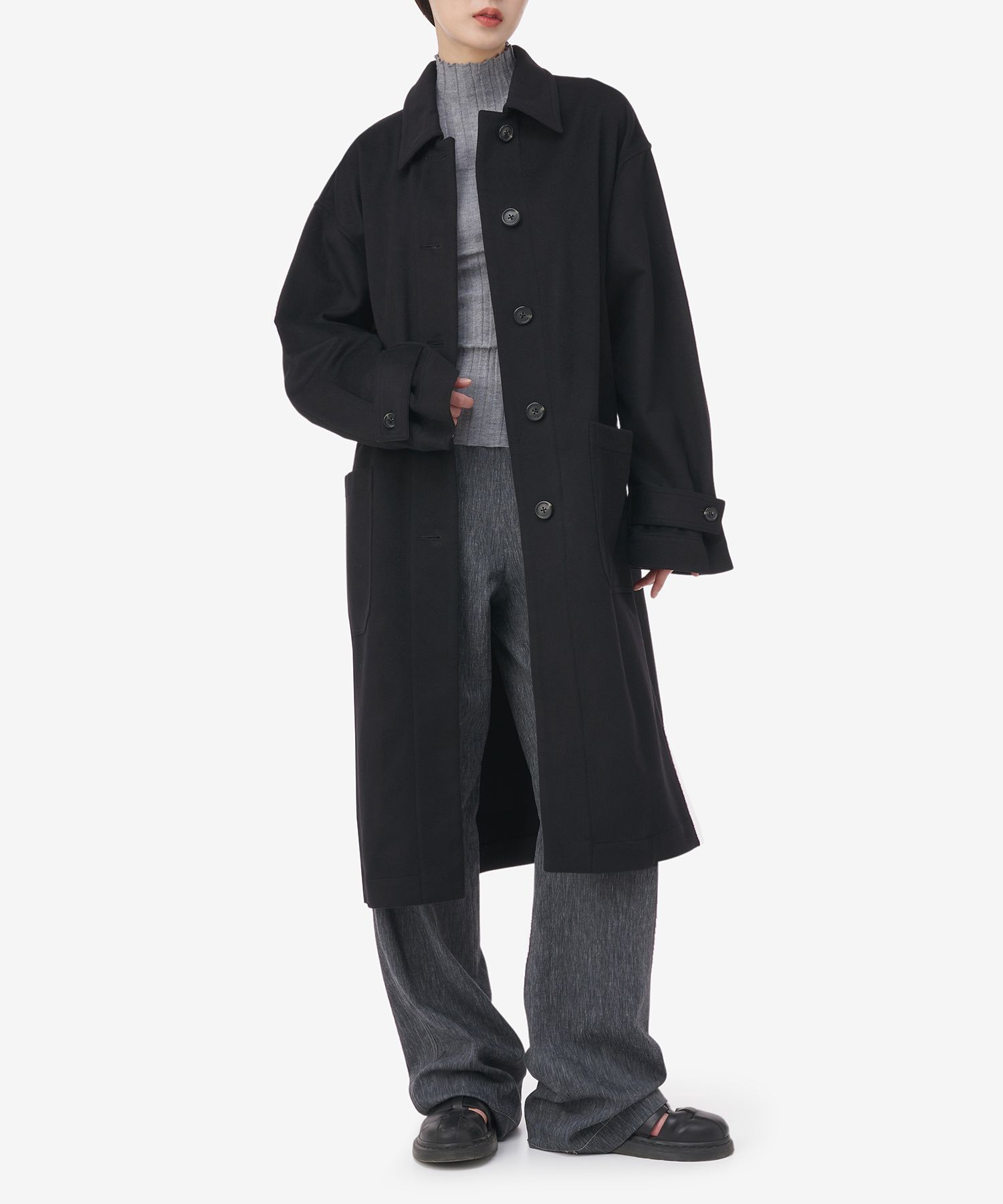 Helmut Lang AW99 Moleskin Astro Biker Mac Coat – HUIBEN