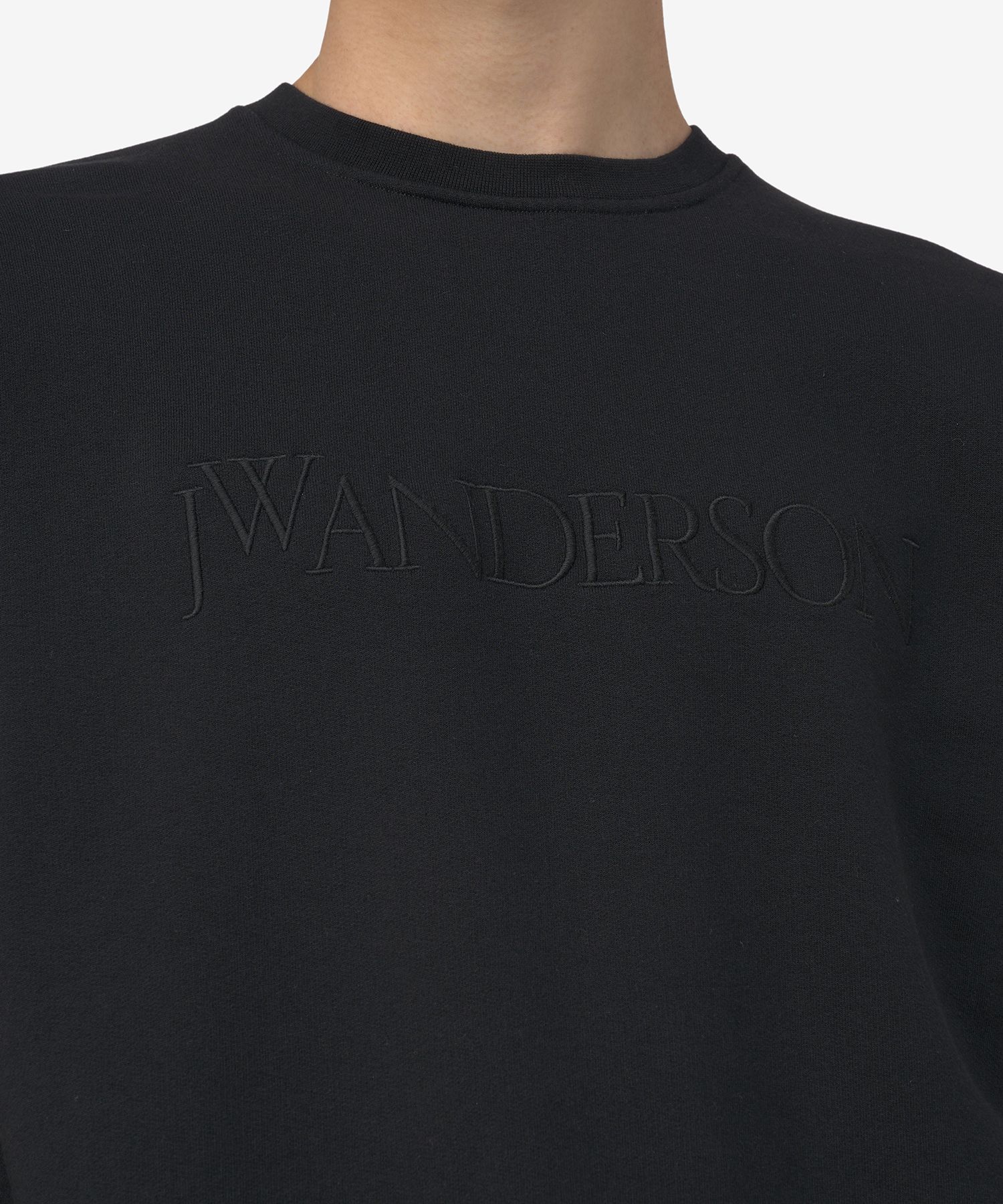 JW ANDERSON ロゴ刺繍　スウェット　定価41500円　希少BK XL MUSINSA公式 | J.W.ANDERSON Logo Embroidery Sweatshirt