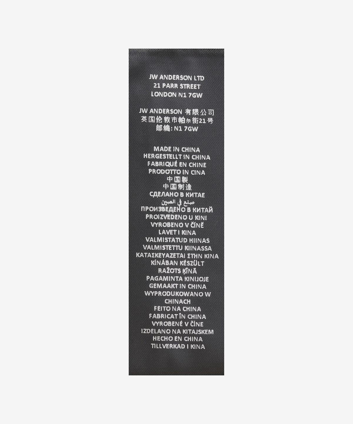 제이더블유엔더슨(J.W.ANDERSON) 버니 프린트 울 블렌드 니트 - 차콜 멜란지 / KW0943YN0264972