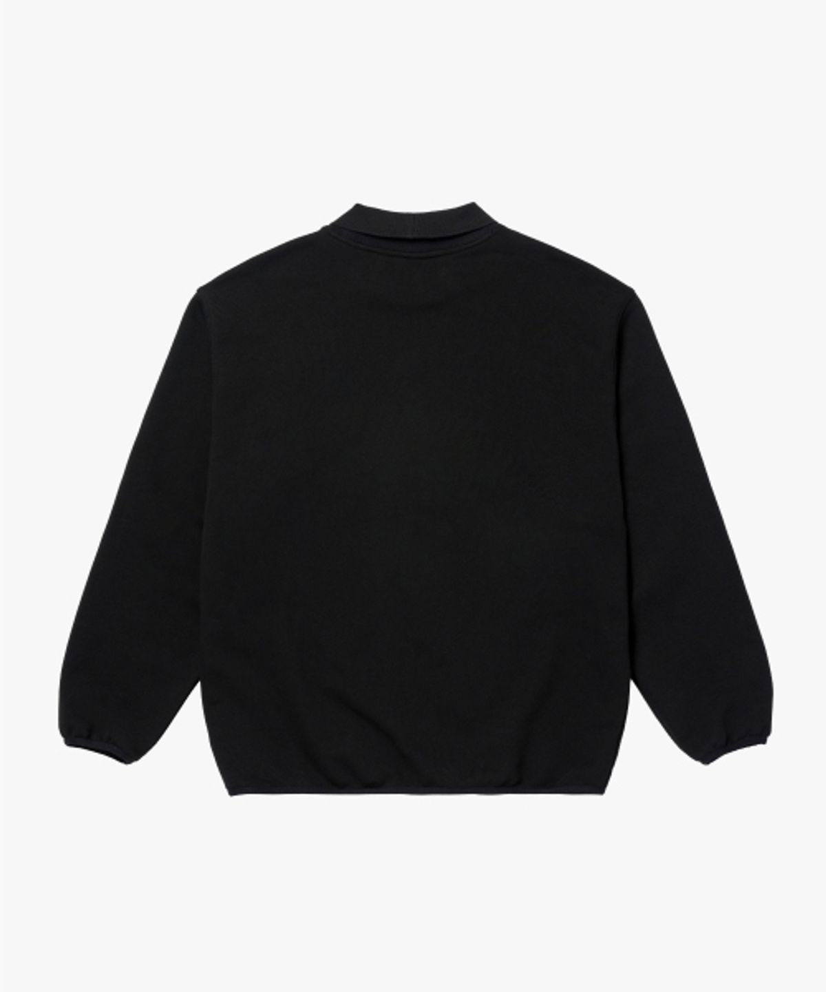 골스튜디오(GOALSTUDIO) ESSENTIAL COLLARED SWEAT-BLACK