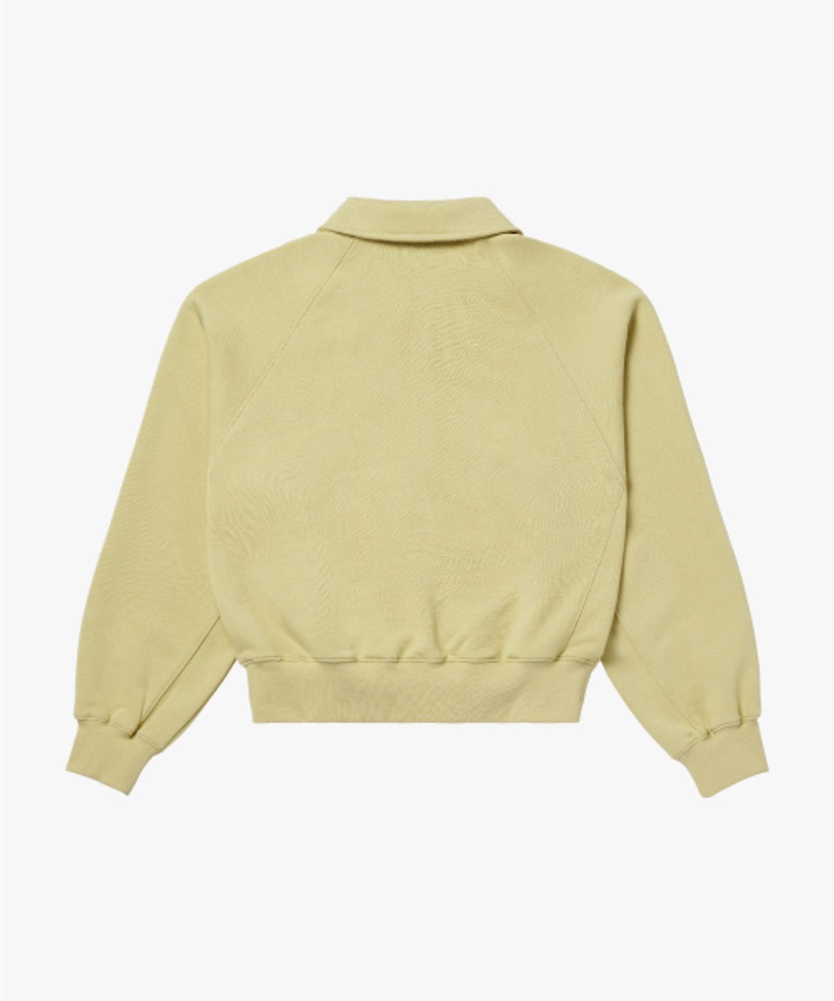 골스튜디오(GOALSTUDIO) WOMENS COLLARED FULL ZIP-UP-LIGHT YELLOW