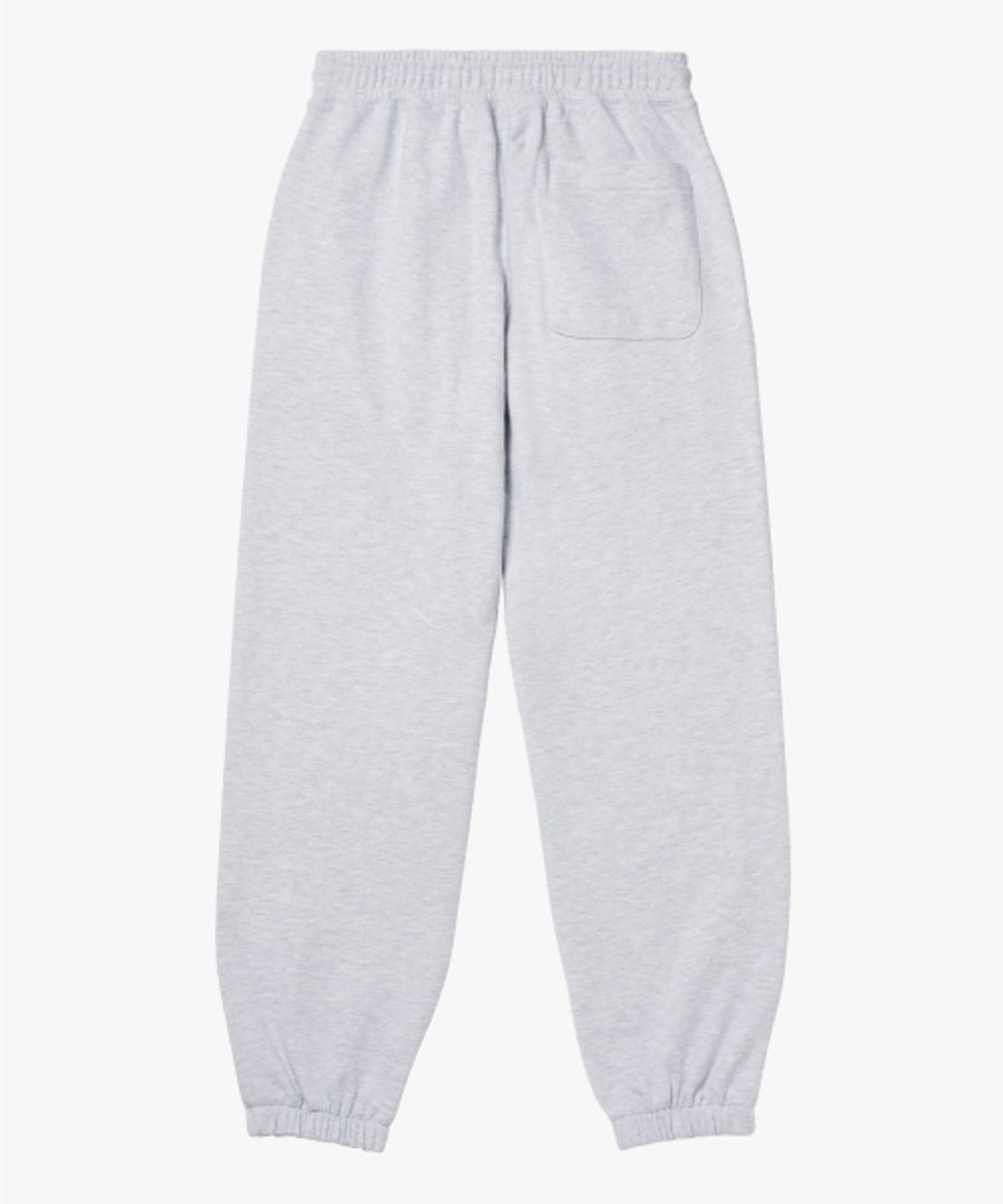 골스튜디오(GOALSTUDIO) OVER FIT SMALL LOGO JOGGER-MELANGE GREY