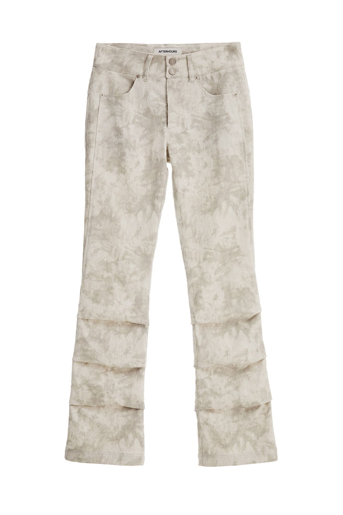 애프터아워즈(AFTERHOURS) JACQUARD SHIRRING PANTS (BEIGE)
