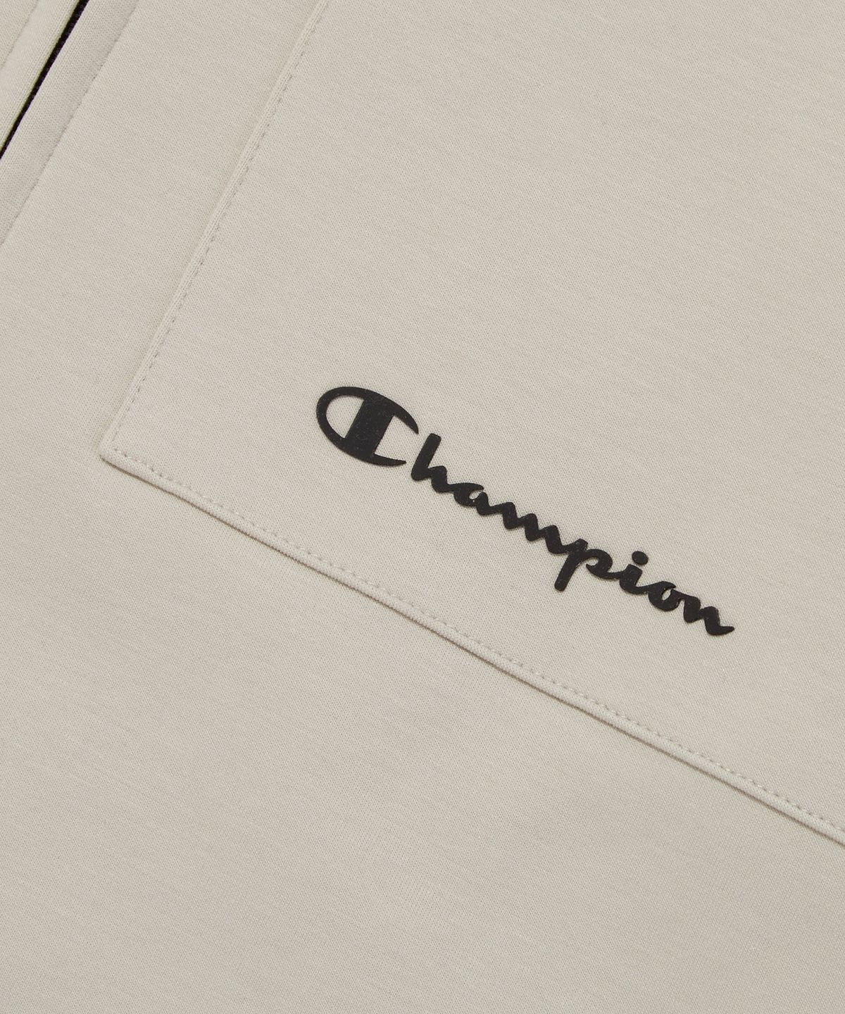 챔피온(CHAMPION) 스트레치 인터락 후드 집업 Normal Beige