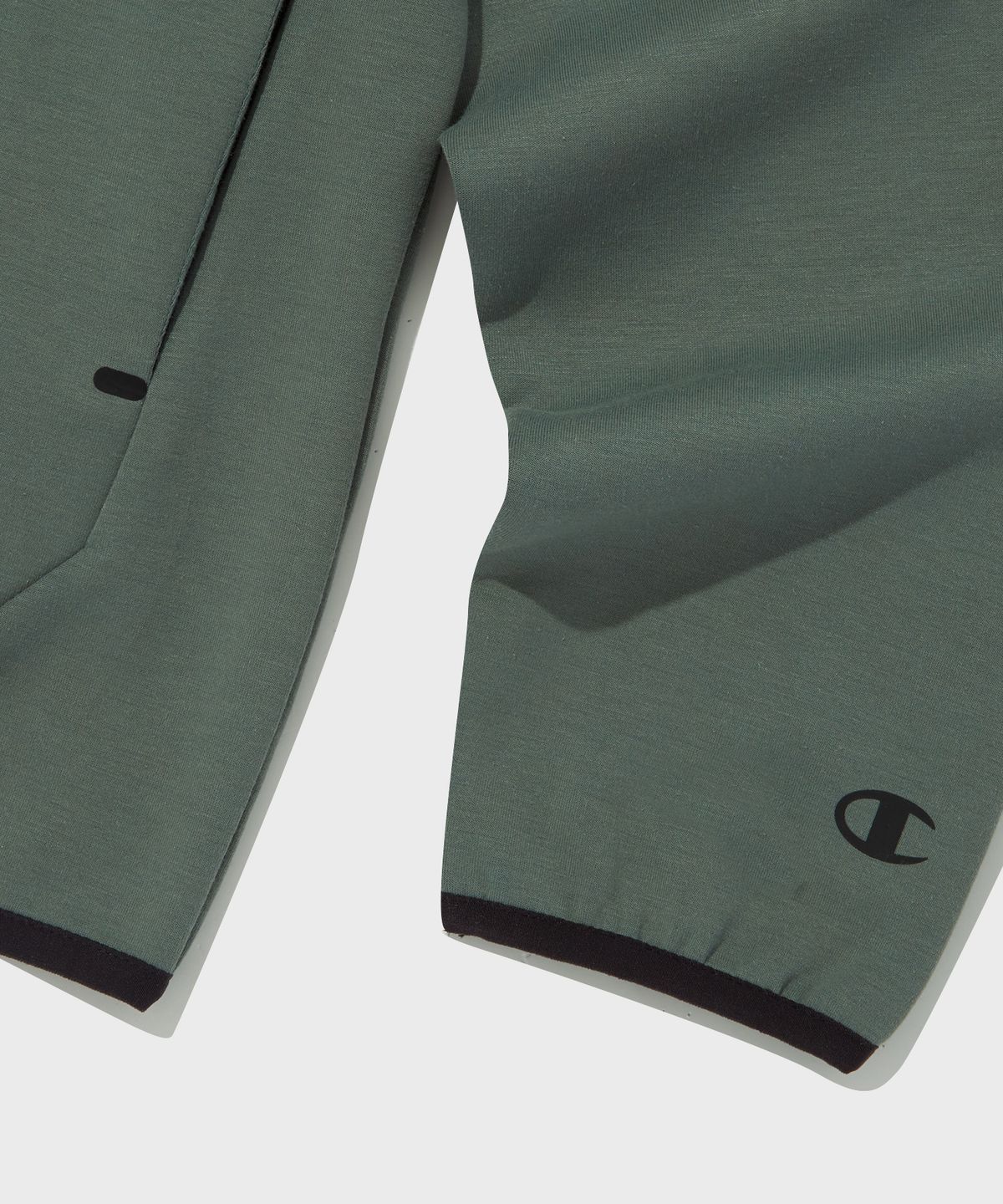 챔피온(CHAMPION) 스트레치 인터락 후드 집업 Charcoal Grey