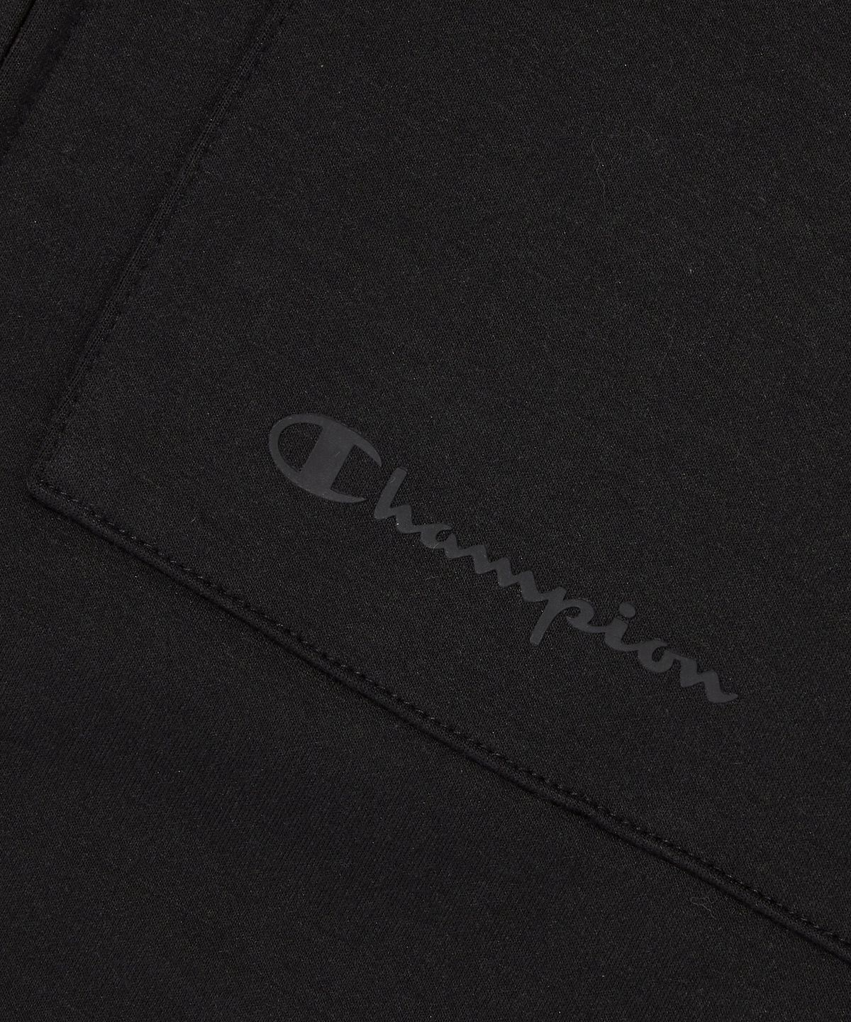 챔피온(CHAMPION) 스트레치 인터락 후드 집업 Black