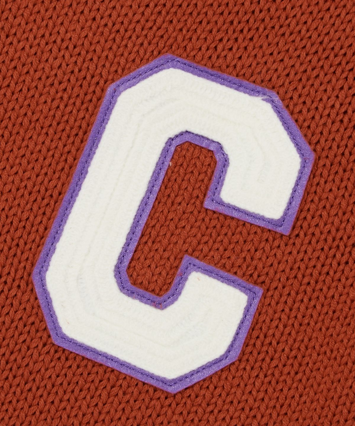 챔피온(CHAMPION) 여성 스트라이프 자가드 하이넥 스웨터 Normal Coral