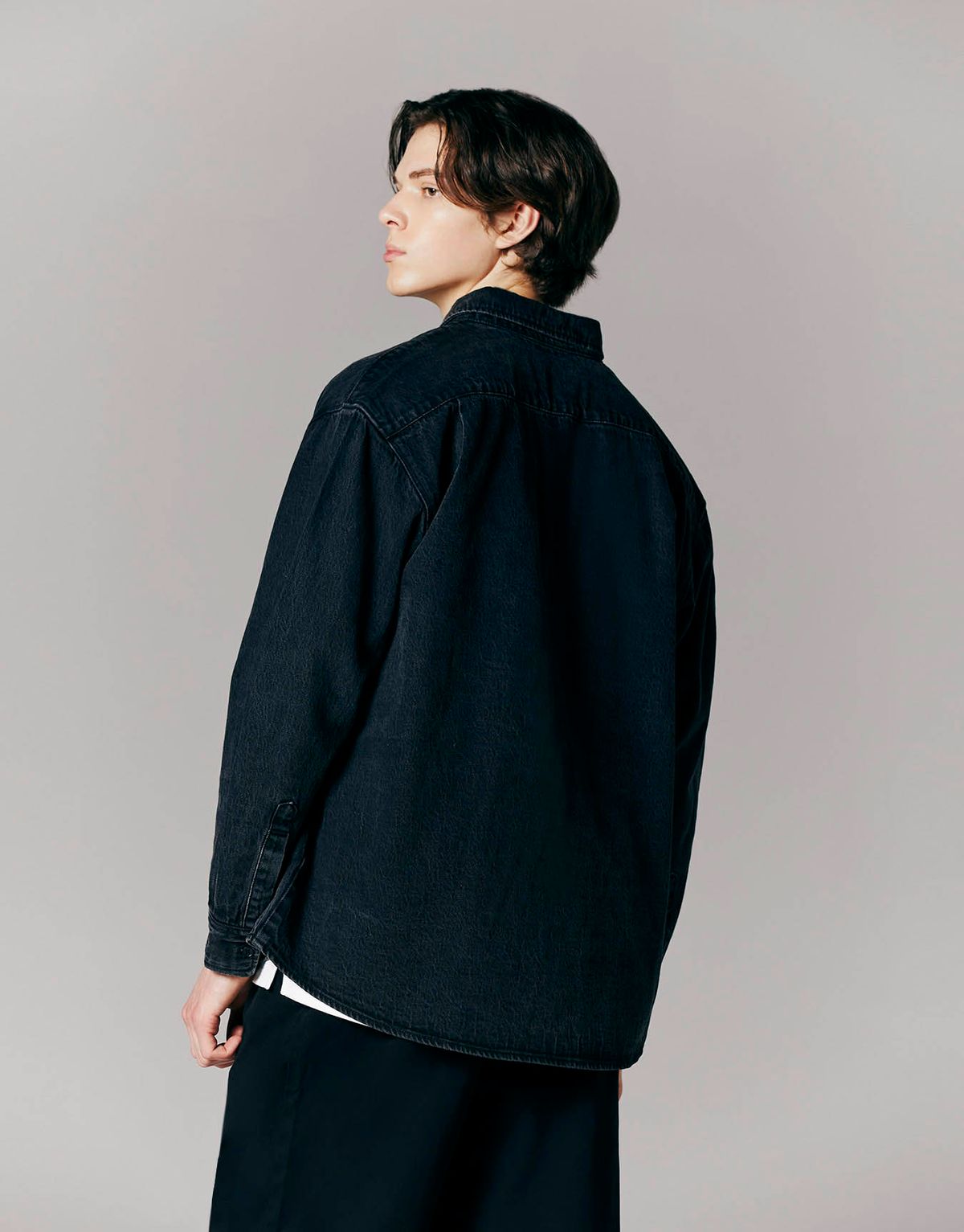 지오다노(GIORDANO) 043905 데님셔츠(아우터타입)_2color