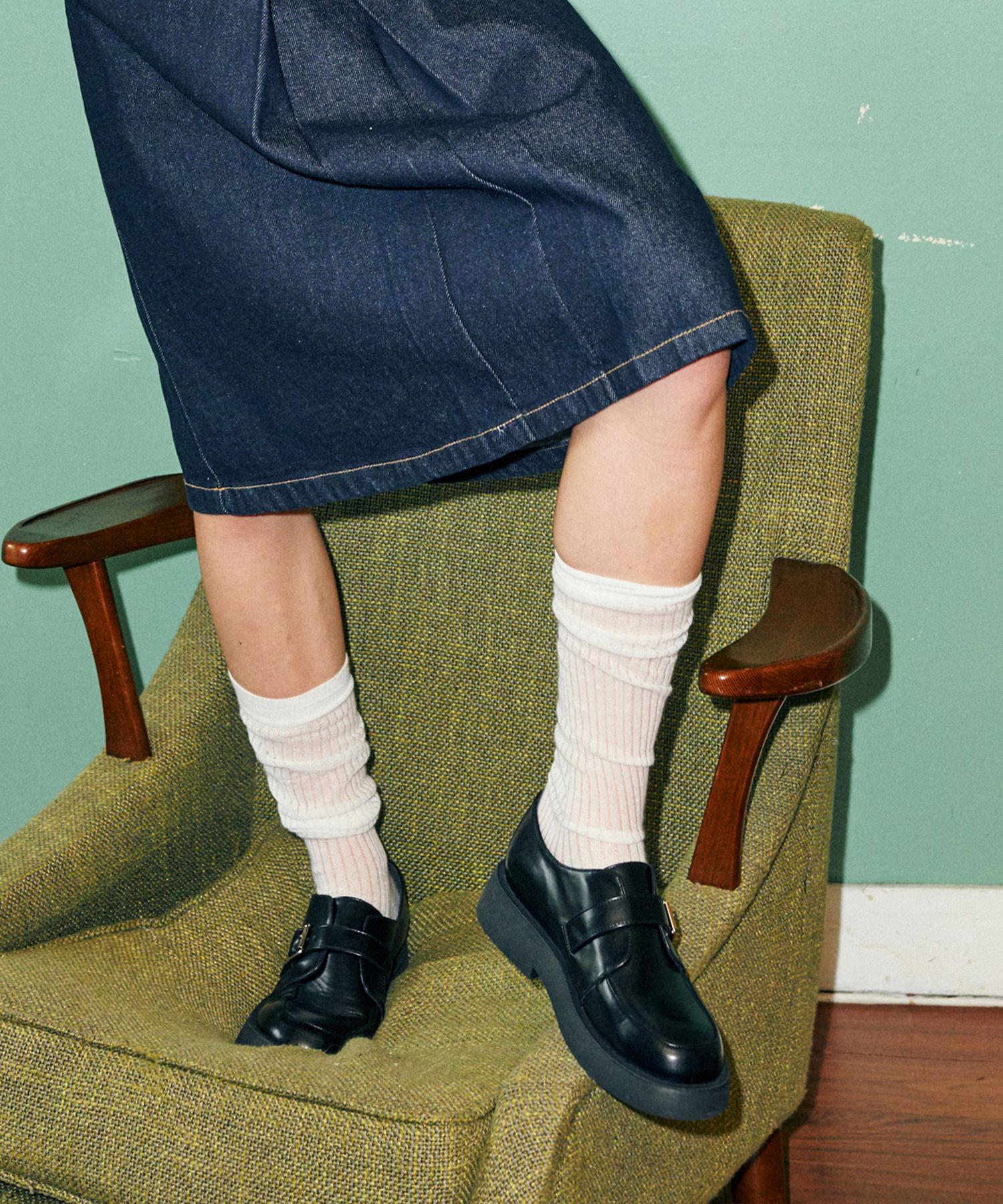 【MAC MOC】Clova Chic Oversole Loafers 4cm MUSINSA | MACMOC Clova 2Color Chic Oversole Loafers 4Cm
