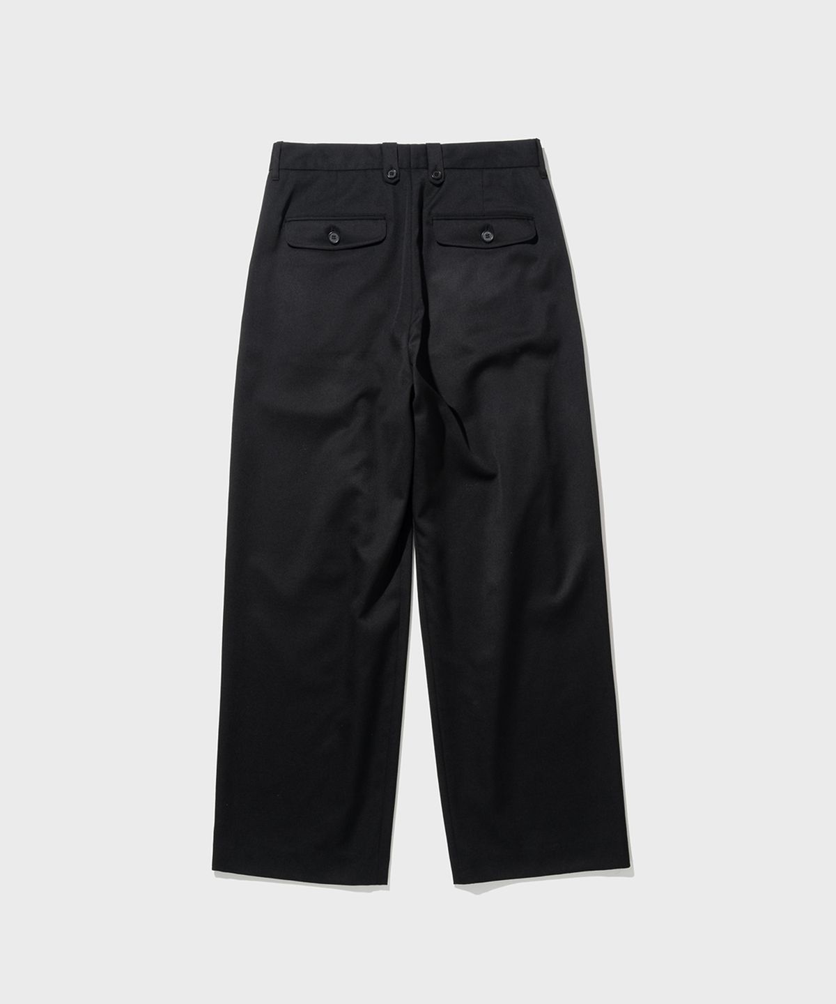 셔터(SHIRTER) HENRY 3TUCK WOOL PANTS (BLACK)