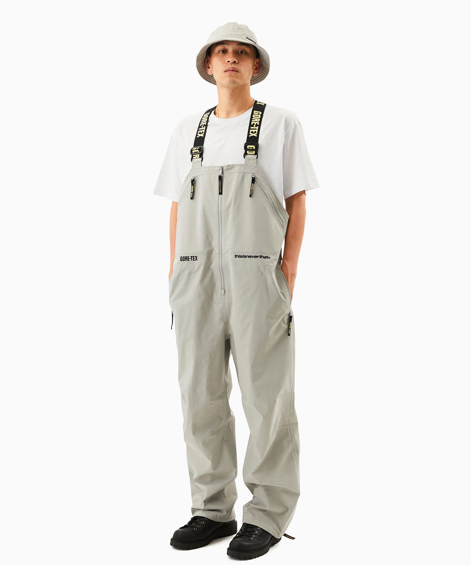 【送料関税無料】 MUSINSA | thisisneverthat® GORE-TEX 3L Overall Gray パンツ