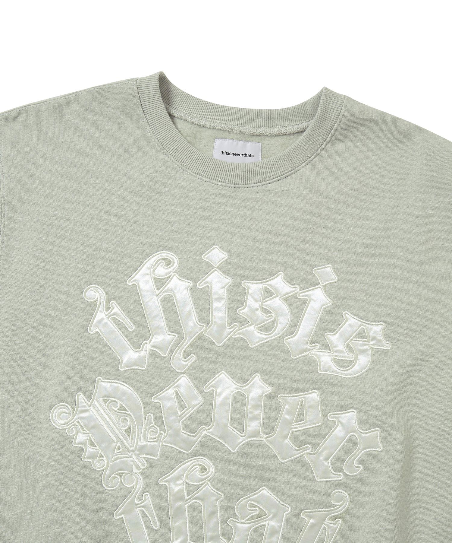 さらに100円引き◆thisisneverthat◆Fortuna Applique Crewneck さらに100円引き◇thisisneverthat◇Fortuna N-Logo Sweater