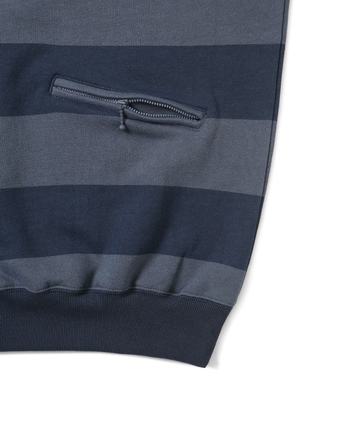 MUSINSA公式 | thisisneverthat® Printed Stripe Crewneck Slate