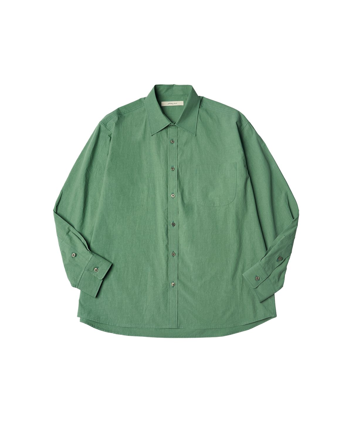 하프크라이즈 레이아웃(HALBKREIS LAYOUT) T20023 Dyeing color shirt_Green