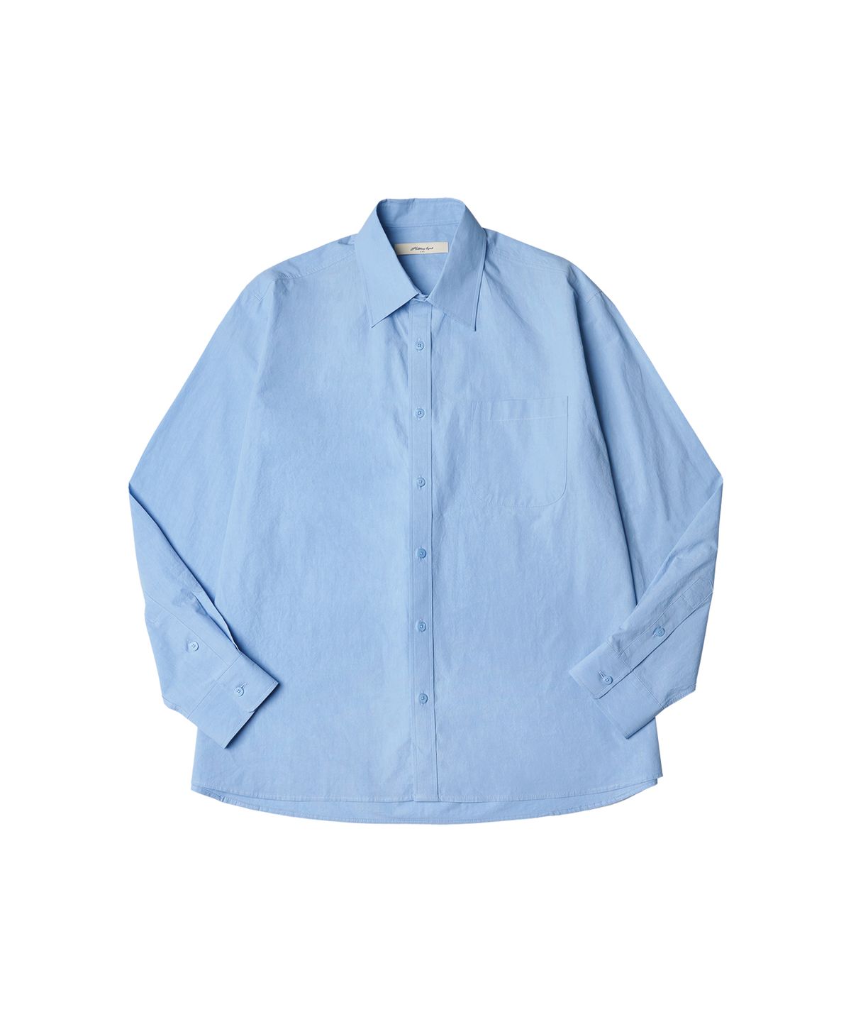 하프크라이즈 레이아웃(HALBKREIS LAYOUT) T20023 Dyeing color shirt_Sky blue