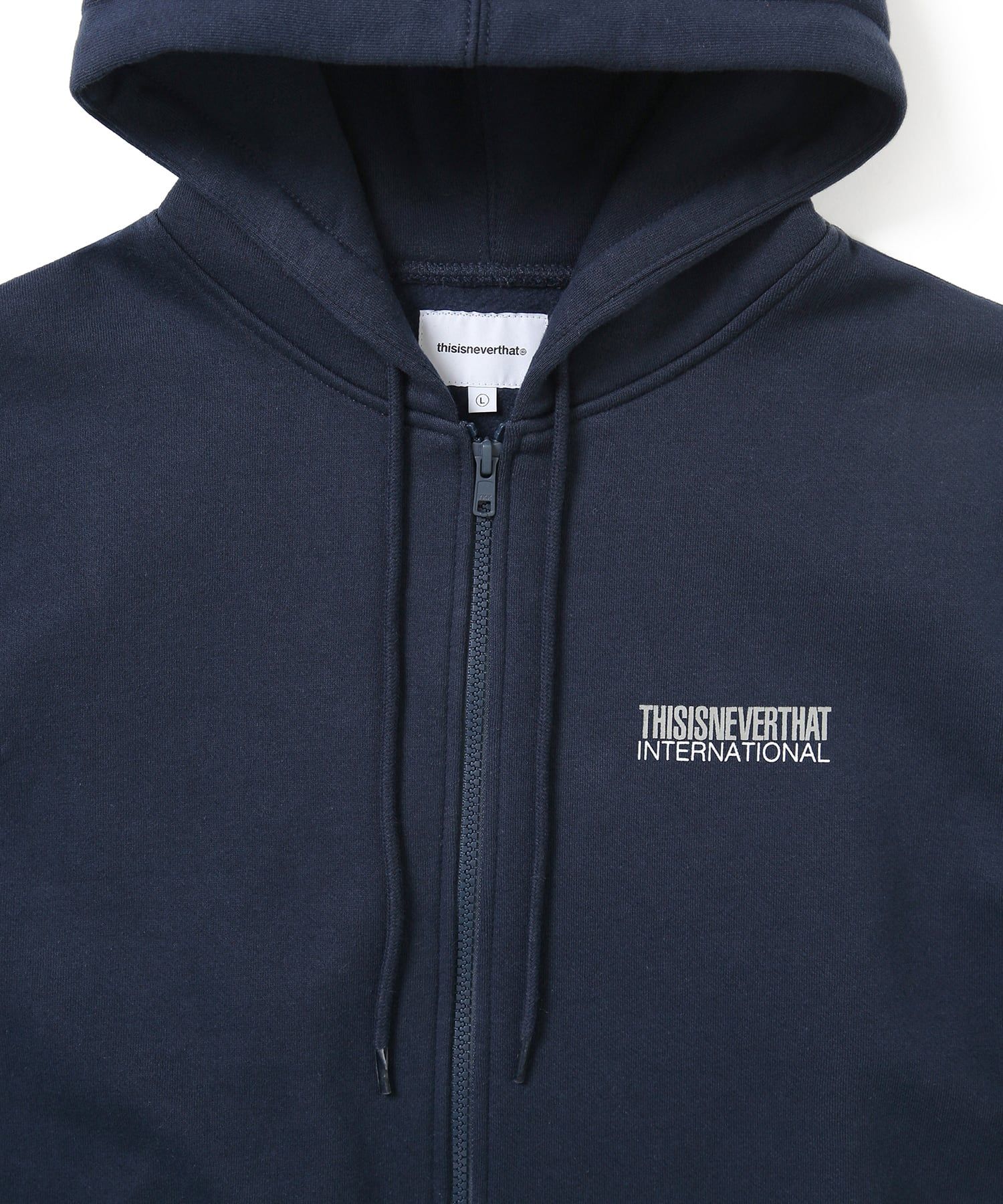 さらに100円引き◆thisisneverthat◆INTL. Logo Zip Up Hoodie INTL. Logo Zip Up Hoodie – thisisneverthat® JP