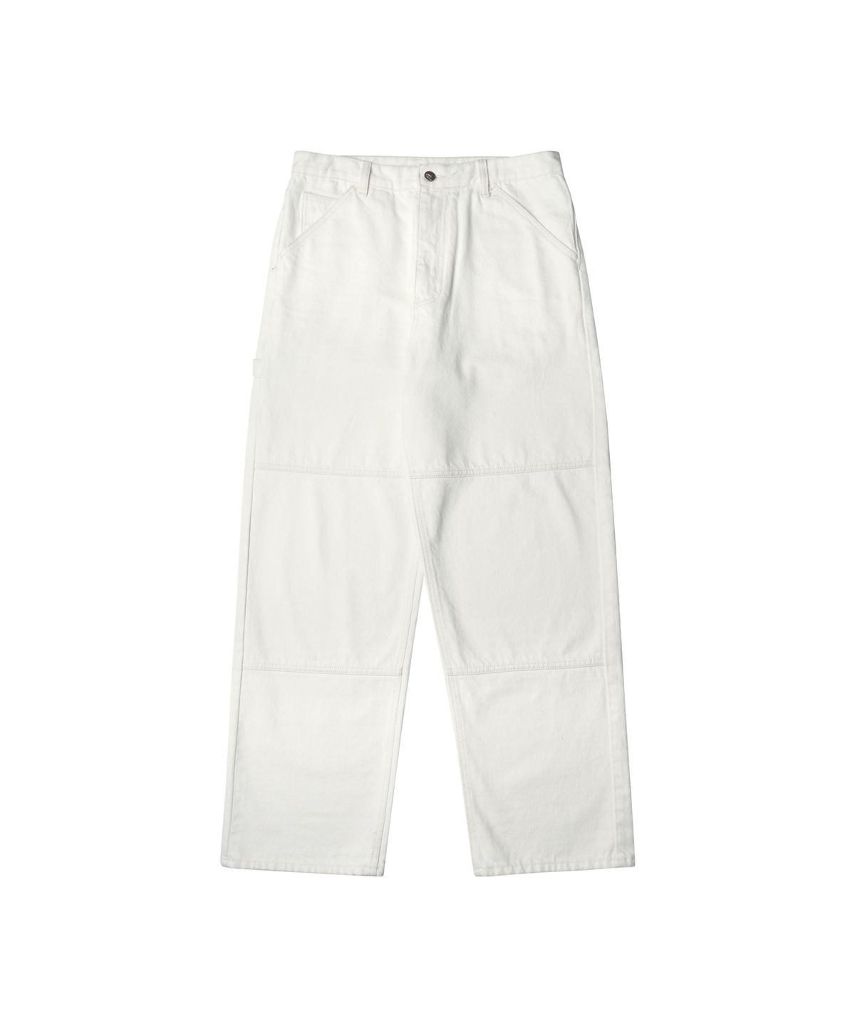 하프크라이즈 레이아웃(HALBKREIS LAYOUT) P10022 Color carpenter pants_Cream
