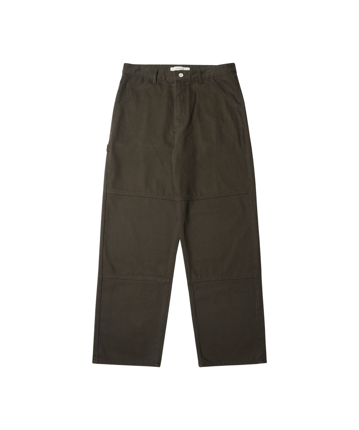 하프크라이즈 레이아웃(HALBKREIS LAYOUT) P10022 Color carpenter pants_Brown