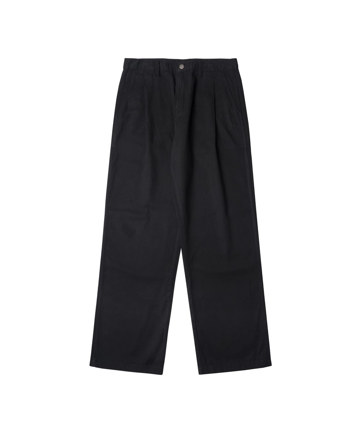 하프크라이즈 레이아웃(HALBKREIS LAYOUT) P10028 One-tuck wide pants_Black