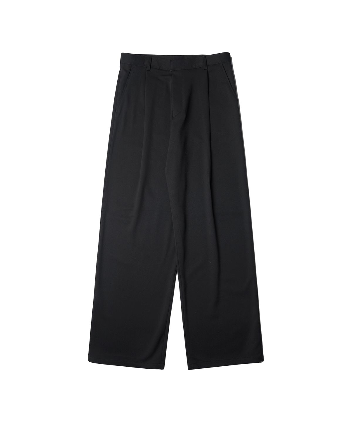 하프크라이즈 레이아웃(HALBKREIS LAYOUT) P10029 Wool wide slacks_Black