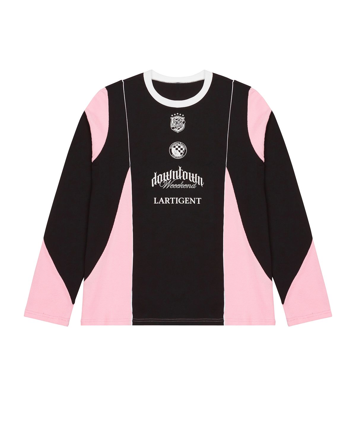 라티젠(LARTIGENT) L6 BLOCK JERSEY TOP(BLACK)