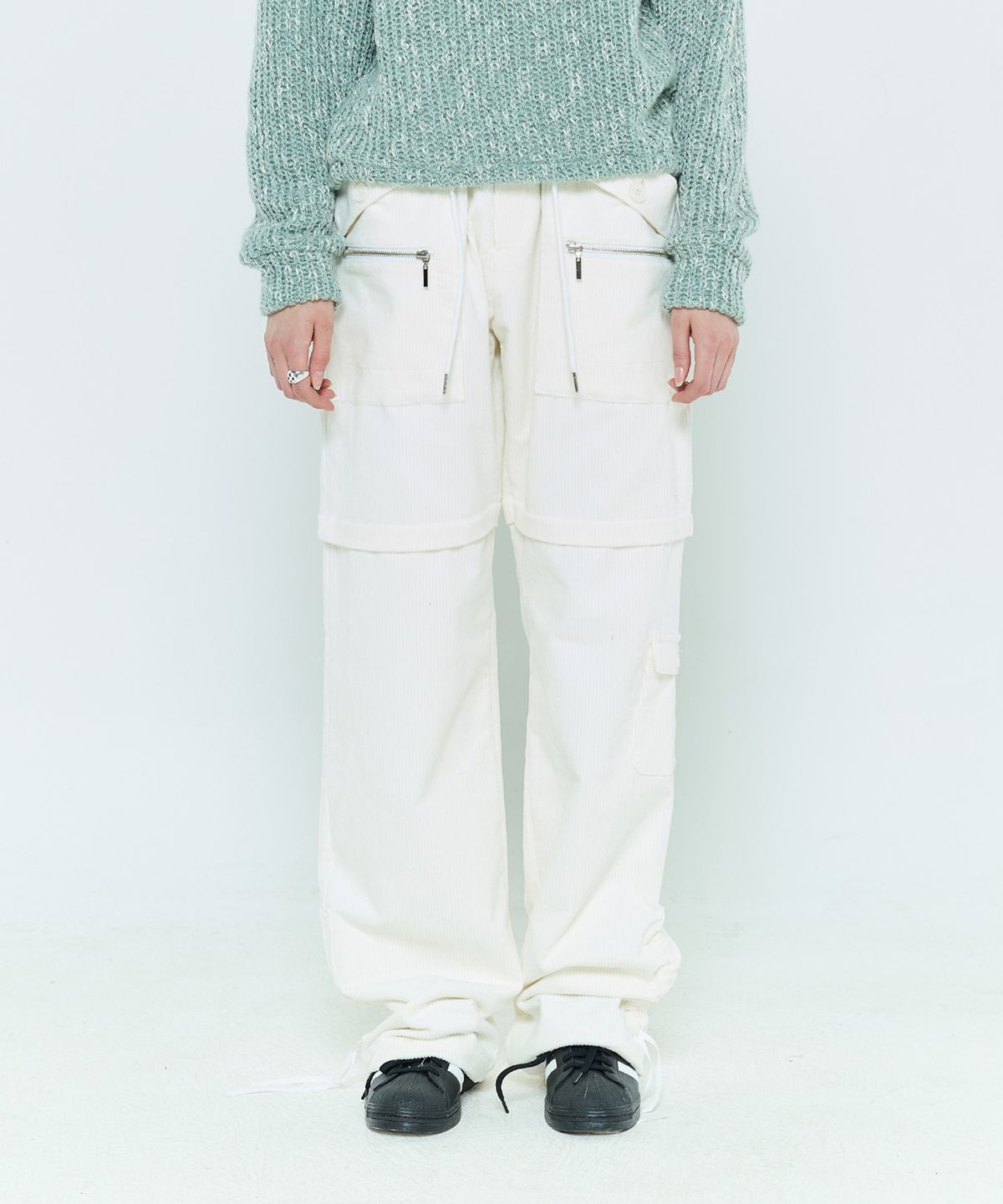 라티젠(LARTIGENT) L6 CORDUROY POCKET PANTS(IVORY)