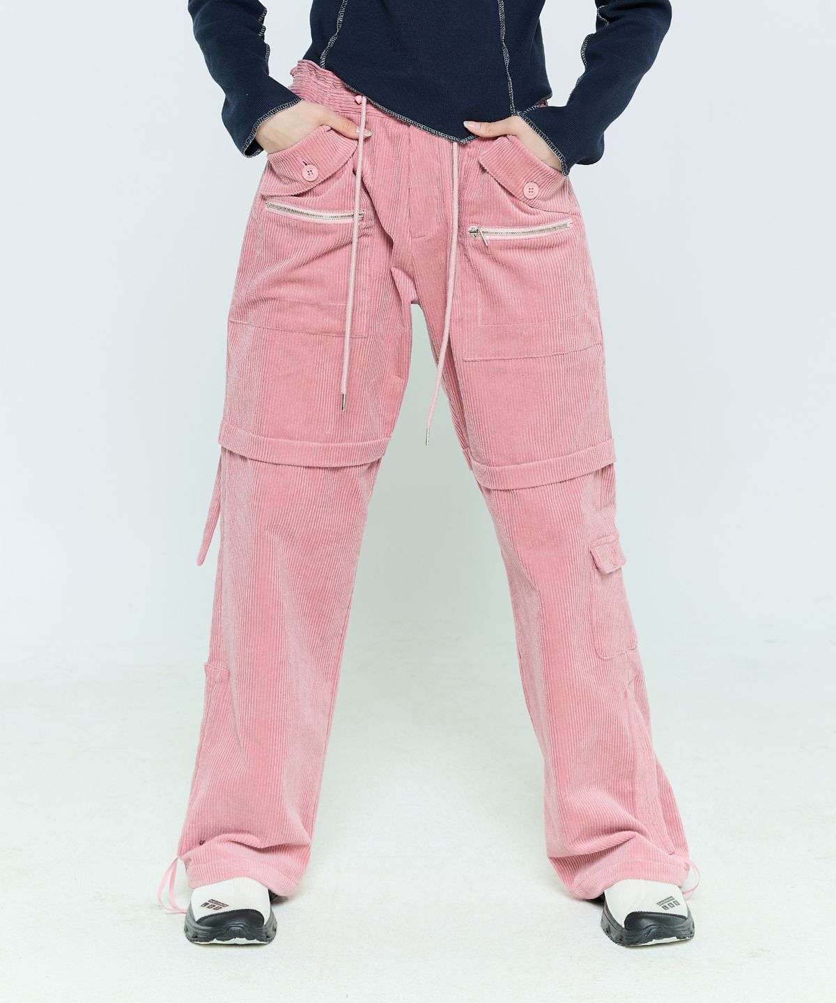 라티젠(LARTIGENT) L6 CORDUROY POCKET PANTS(PINK)
