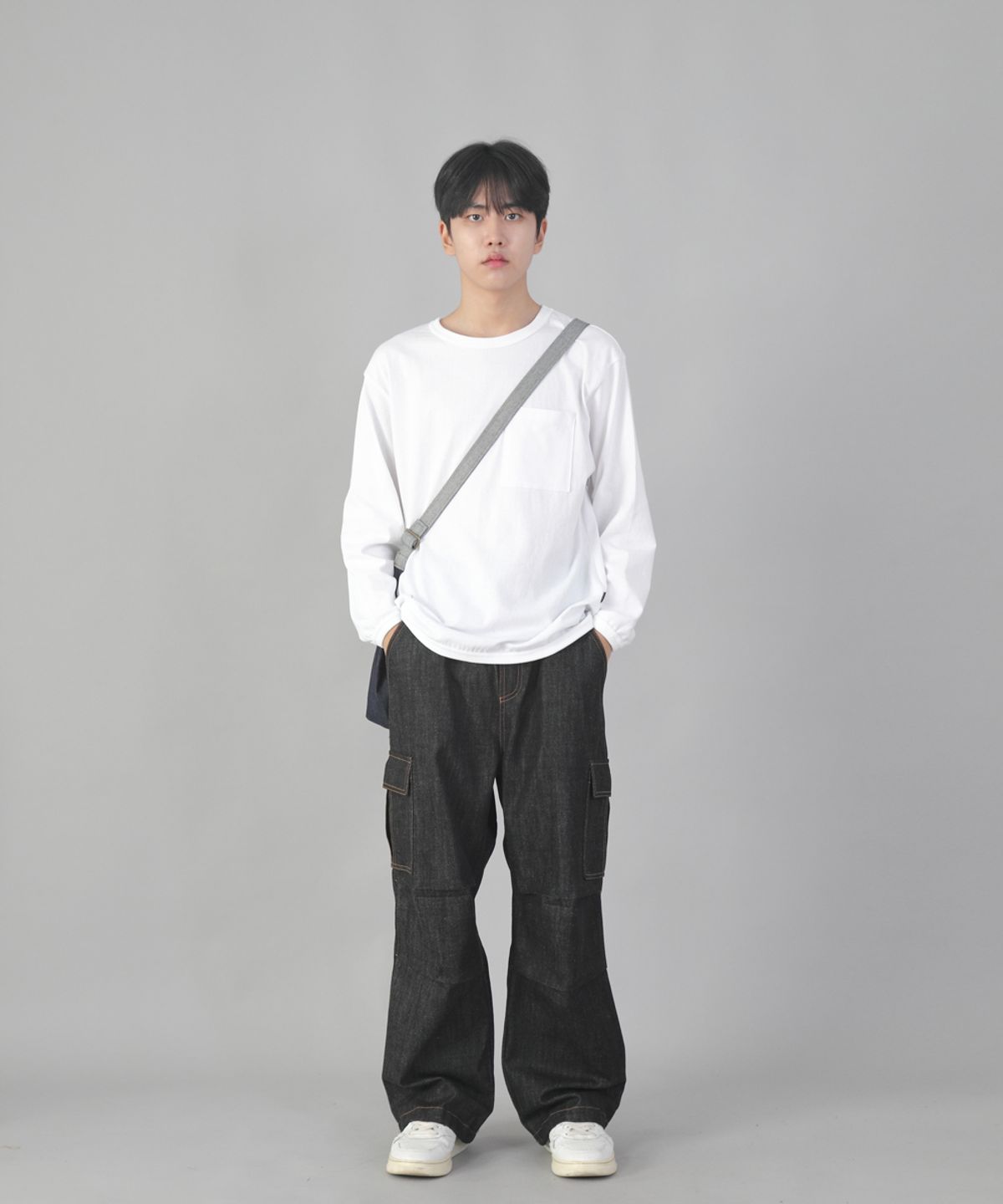 세인트크루(SAINTCREW) 다운타운 M 크로스백 DMC-120 인디고 데님