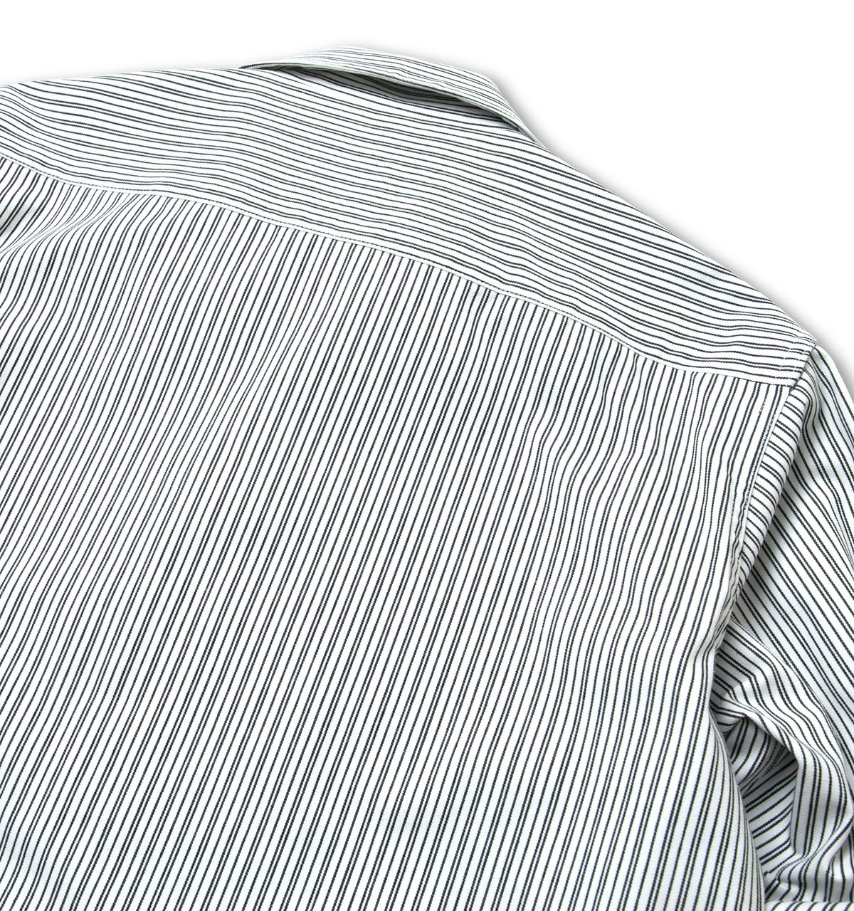 블랙피피(BLACKPP) BLACK PP Vertical Stripe Open Collar Shirts