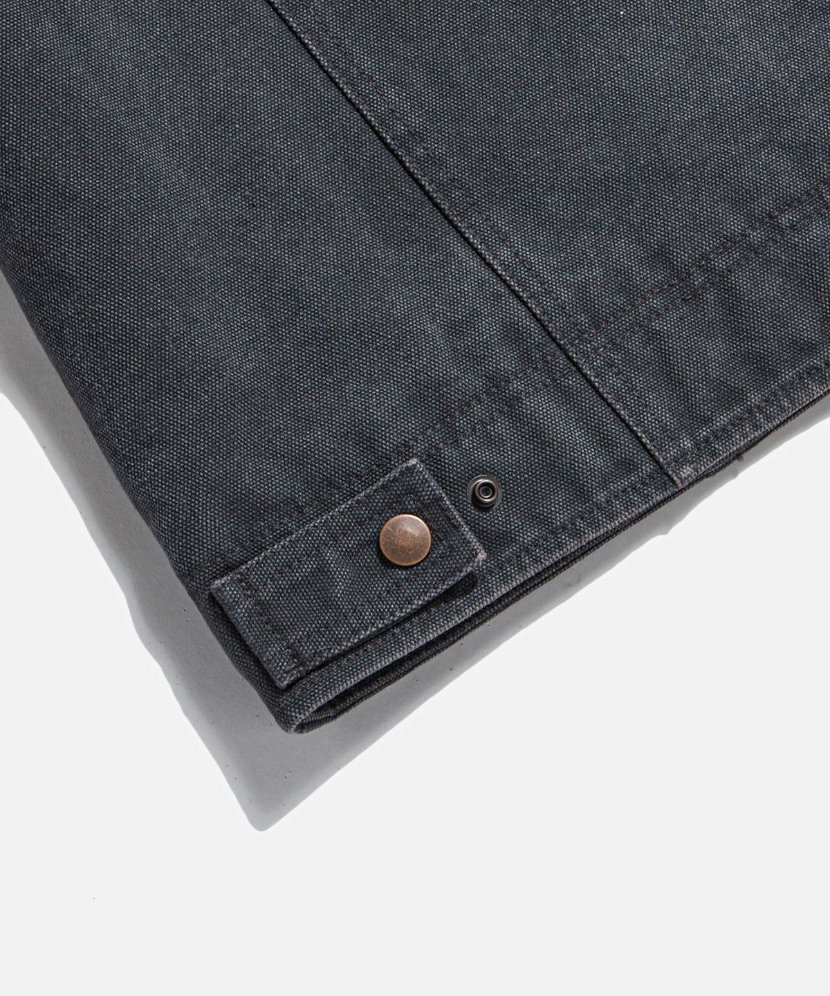 에스피오나지(ESPIONAGE) Washed Canvas Blouson Jacket Charcoal Navy
